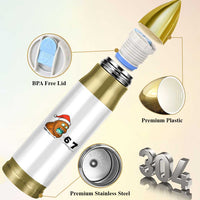 67 Six Seven Bullet Tumbler Funny Bigfoot Christmas - Wonder Print Shop