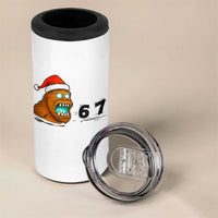 67 Six Seven 4 in 1 Can Cooler Tumbler Funny Bigfoot Christmas - Wonder Print Shop