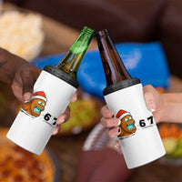 67 Six Seven 4 in 1 Can Cooler Tumbler Funny Bigfoot Christmas - Wonder Print Shop