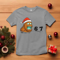 67 Six Seven T Shirt Funny Bigfoot Christmas - Wonder Print Shop