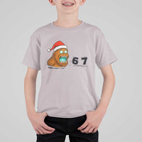67 Six Seven T Shirt For Kid Funny Bigfoot Christmas - Wonder Print Shop