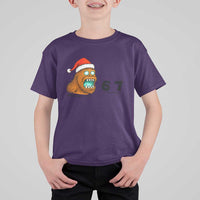 67 Six Seven T Shirt For Kid Funny Bigfoot Christmas - Wonder Print Shop