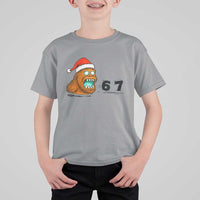 67 Six Seven T Shirt For Kid Funny Bigfoot Christmas - Wonder Print Shop