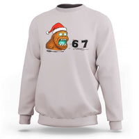 67 Six Seven Sweatshirt Funny Bigfoot Christmas - Wonder Print Shop