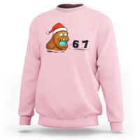 67 Six Seven Sweatshirt Funny Bigfoot Christmas - Wonder Print Shop