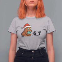 67 Six Seven T Shirt For Women Funny Bigfoot Christmas - Wonder Print Shop