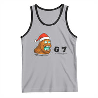 67 Six Seven Tank Top Funny Bigfoot Christmas - Wonder Print Shop