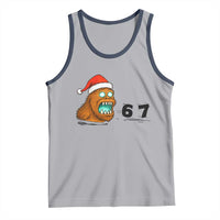 67 Six Seven Tank Top Funny Bigfoot Christmas - Wonder Print Shop