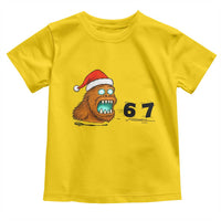 67 Six Seven Toddler T Shirt Funny Bigfoot Christmas - Wonder Print Shop