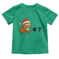 67 Six Seven Toddler T Shirt Funny Bigfoot Christmas - Wonder Print Shop