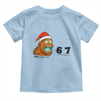 67 Six Seven Toddler T Shirt Funny Bigfoot Christmas - Wonder Print Shop