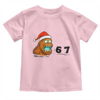 67 Six Seven Toddler T Shirt Funny Bigfoot Christmas - Wonder Print Shop