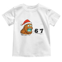 67 Six Seven Toddler T Shirt Funny Bigfoot Christmas - Wonder Print Shop