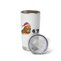 67 Six Seven Tumbler Cup Funny Bigfoot Christmas - Wonder Print Shop