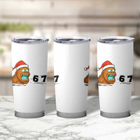 67 Six Seven Tumbler Cup Funny Bigfoot Christmas - Wonder Print Shop