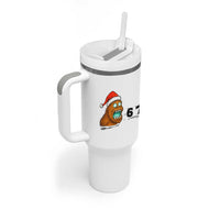 67 Six Seven Tumbler With Handle Funny Bigfoot Christmas - Wonder Print Shop