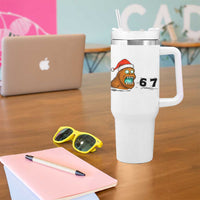 67 Six Seven Tumbler With Handle Funny Bigfoot Christmas - Wonder Print Shop