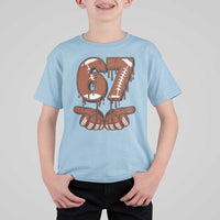 67 Six Seven T Shirt For Kid Funny Football Meme - Wonder Print Shop