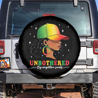 Afro African American Spare Tire Cover Unbothered By Negative Souls Black Sassy Queen