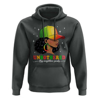 Afro African American Hoodie Unbothered By Negative Souls Black Sassy Queen