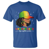 Afro African American T Shirt Unbothered By Negative Souls Black Sassy Queen