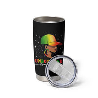 Afro African American Tumbler Cup Unbothered By Negative Souls Black Sassy Queen