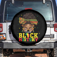 Black History Month Spare Tire Cover Messy Pun Afro African American