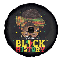 Black History Month Spare Tire Cover Messy Pun Afro African American