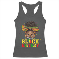 Black History Month Racerback Tank Top Messy Pun Afro African American