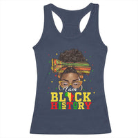 Black History Month Racerback Tank Top Messy Pun Afro African American