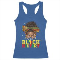 Black History Month Racerback Tank Top Messy Pun Afro African American