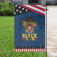 Black History Month Garden Flag Messy Pun Afro African American