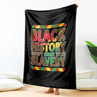 Black History Month Throw Blanket Black History Month Didn't Start With Slavery