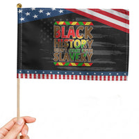 Black History Month Patriotic Handheld Flag Black History Month Didn't Start With Slavery