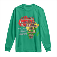 Black History Teacher Long Sleeve Shirt Black History Honoring The Past Inspiring The Future