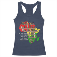 Black History Teacher Racerback Tank Top Black History Honoring The Past Inspiring The Future