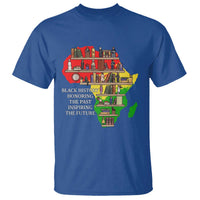 Black History Teacher T Shirt Black History Honoring The Past Inspiring The Future