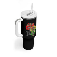 Black History Teacher Tumbler With Handle Black History Honoring The Past Inspiring The Future