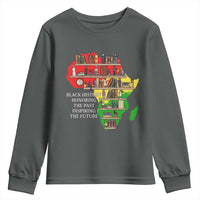 Black History Teacher Youth Sweatshirt Black History Honoring The Past Inspiring The Future