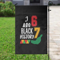 Funny Six Seven African American Garden Flag Black History Month