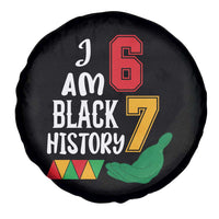 Funny Six Seven African American Spare Tire Cover Black History Month