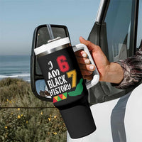 Funny Six Seven African American Tumbler With Handle Black History Month