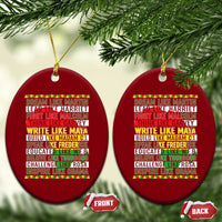Black History Month Ceramic Ornament Dream Like Martin Lead Like Harriet