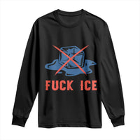 Ice Cube Anti ICE Immigration Human Rights Meme Long Sleeve Shirt