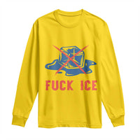 Ice Cube Anti ICE Immigration Human Rights Meme Long Sleeve Shirt