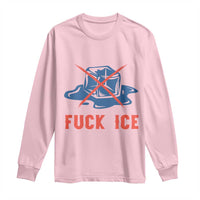 Ice Cube Anti ICE Immigration Human Rights Meme Long Sleeve Shirt