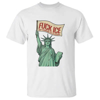 Fck Ice No Human Is Illegal T Shirt Statue of Liberty Anti ICE Immigration Human Rights Protest