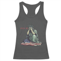 Statue of Liberty Anti ICE Deportation Human Rights Protest Racerback Tank Top