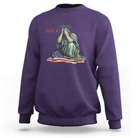 Statue of Liberty Anti ICE Deportation Human Rights Protest Sweatshirt
