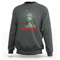 No Ice Please Sweatshirt Statue of Liberty Crying Anti ICE Deportation Human Rights